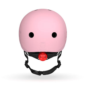 Scoot & Ride Toddler Kids Bike and Scooter Helmet with LED Light, S-M, Rose