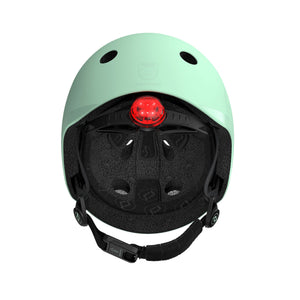 Scoot & Ride Toddler Kids Bike and Scooter Helmet with LED Light, S-M, Kiwi