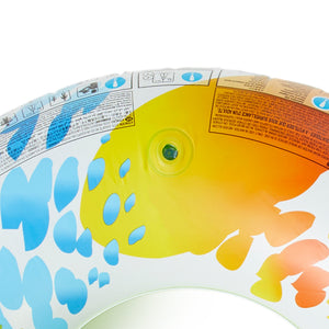 Intex 58202EP Inflatable 48" Color Whirl Tube Swimming Pool Raft with Handles