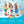 Intex Small Plastic Multi-Colored Fun Ballz for Ball Pit Bounce House, 100 Pack