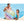 Intex Jumbo Inflatable Colorful Transparent PVC Giant Beach Ball, Color Varies