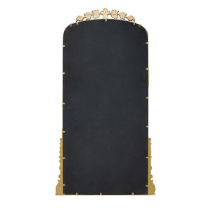 Lavish - Full Length Mirror, AntiqueMetal Floor Mirror For Living Room, Bedroom - Gold