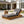 Acacia Wood Chaise Lounge with 4