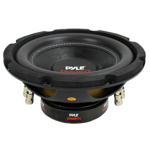 Pyle 8 Inch 1600W DVC 4 Ohm Car Audio Subwoofer Speaker Set, Black (2 Pack) - TRAPSKI