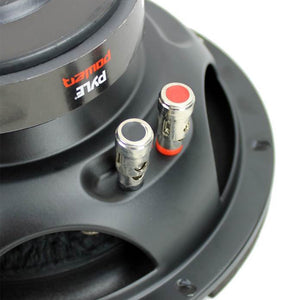 Pyle 8 Inch 1600W DVC 4 Ohm Car Audio Subwoofer Speaker Set, Black (2 Pack) - TRAPSKI