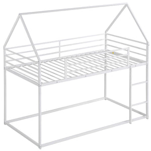 House Bunk Bed With Built In Ladder
