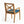7 Pieces Acacia Wood Outdoor Dining Set with Blue Cushions