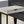 Accent Table, C - Shaped Contemporary Elegant Design