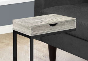 Accent Table, C - Shaped Contemporary Elegant Design