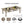 3 In 1 Outdoor Propane Fire Pit Table 50, 000 BTU With Ice Bucket - Beige