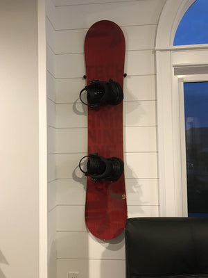 The Cinch Snowboard Display | Floating Rack | 2 Boards