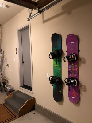 The Cinch Snowboard Display | Floating Rack | 1 Board