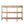 Handcrafted Wood Console Table with Hand-Woven Trim