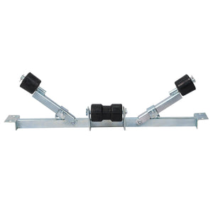Heavy Duty Boat Trailer Support Bracket with Keel Rollers