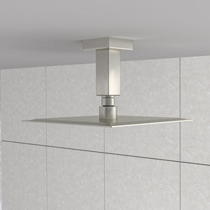 Ceiling Mounted Shower Arm With Flange Stainless Steel