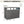 Outdoor Metal Garbage Bin Shed for Two Trash Cans