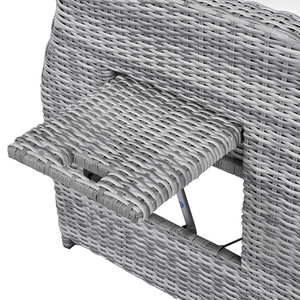 Outdoor Furniture Set Patio Rattan with Recliners and Tables