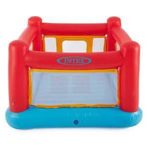 Intex Inflatable Jump-O-Lene Trampoline Bounce House with 120V Electric Air Pump
