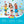 Intex 100-Pack Large Plastic Multi-Colored Fun Ballz For Ball Pits Bounce House