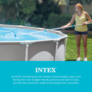 Intex 28002E Maintenance Pool Kit Vacuum Skimmer & Pole (Pool Sold Separately)