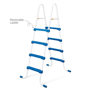 Funsicle 48 Inch SureStep 3 Stair Outdoor Above-Ground Swimming Pool Ladder
