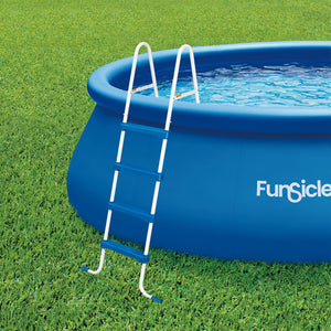 Funsicle 52 Inch SureStep 4 Stair Outdoor Above-Ground Swimming Pool Ladder