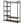 Free Standing Closet Organizer With 6 Shelves And Hanging Bar - Brown / Black