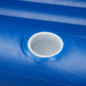 Swimline Solstice 64" Inflatable Cooler Couch Pool Float Raft Lounger, Blue