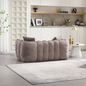 Cozy Beanbag Chair With High Resilience Foam Core For 2