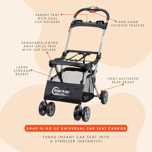 Baby Trend Snap N Go EX Universal Infant Car Seat Carrier Frame | SG13105