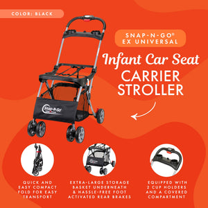 Baby Trend Snap N Go EX Universal Infant Car Seat Carrier Frame | SG13105
