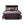 7 Piece Faux Suede Comforter Set Purple Queen
