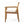 Preston Outdoor Dining Chair With Cushion Set of 2 - Teak / Beige