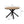 Outdoor Dining Table - Teak / Black