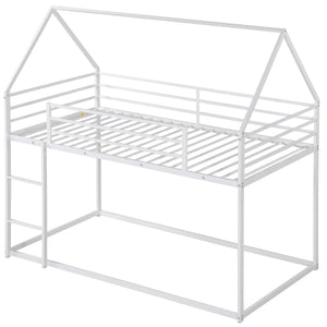 House Bunk Bed With Built In Ladder