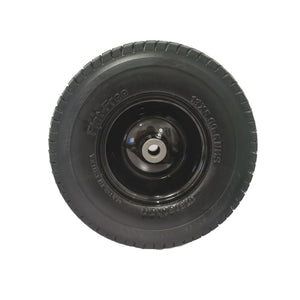 Flat Free Tire And Wheel Assemblies For Riding Lawn Mowers With 3" Hub - Black