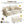 Upholstered 3 Seater Sofa Set With Ottoman