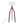 Wishbone Contemporary Floor Lamp in Walnut Wood with White Fabric Shade