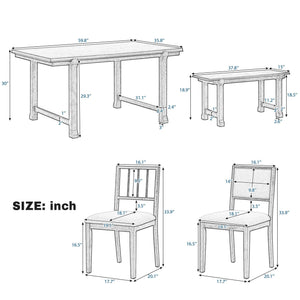 6 Piece Kitchen & Dining Room Furniture