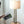16x16x35 Gold Mirrored Glass Table Lamp with White Fabric Shade