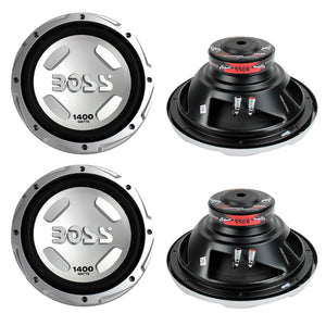 BOSS AUDIO Chaos CX122 12" 5600 Watt Car Power Subwoofer Sub Woofer PAIR - TRAPSKI