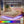 Queen Size Upholstered Floating Bed Frame with LED Lights