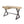Danton - Aluminum Top Grain Leather Rectangular Writing Desk - Gold