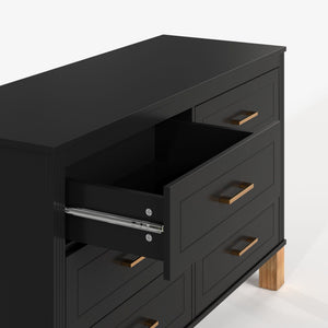 6 Drawer Double Dresser