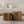 Nesting Coffee Table Set of 2 Round Wooden Tables