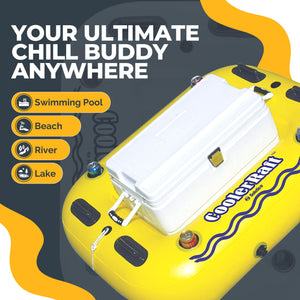 New Swimline 17075ST Swimming Pool River Rough Cooler Raft Heavy Duty Tube Float