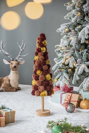 Tall Tree Christmas Table Decor