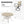 Outdoor Patio Furniture Set for 4 with Swivel Chairs