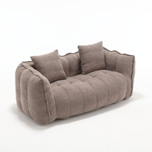 Cozy Beanbag Chair With High Resilience Foam Core For 2