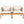 Outdoor Acacia Wood and Rope Club Chair with Cushions (Set of 2)